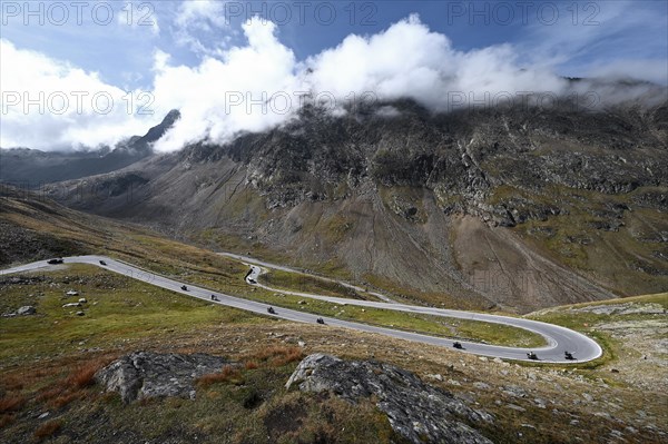 Timmelsjoch High Alpine Road between Austria and Italy