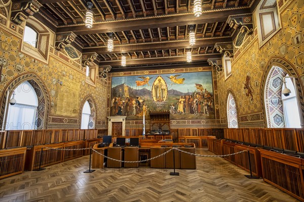 Chamber of the Grand and General Council in the Palazzo Pubblico