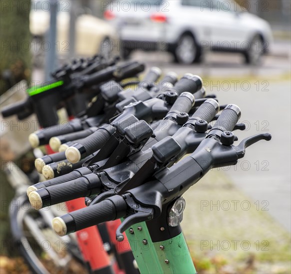 E-scooter stations in Berlin city centre