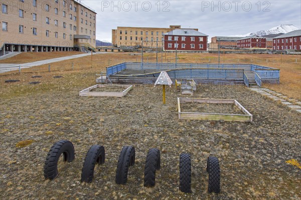 Children's playground at Pyramiden