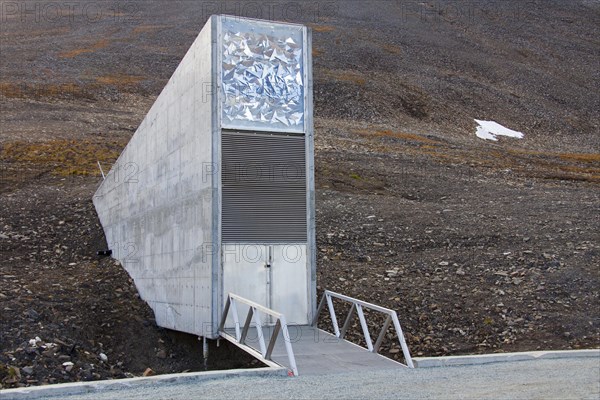 Entrance to the Svalbard Global Seed Vault