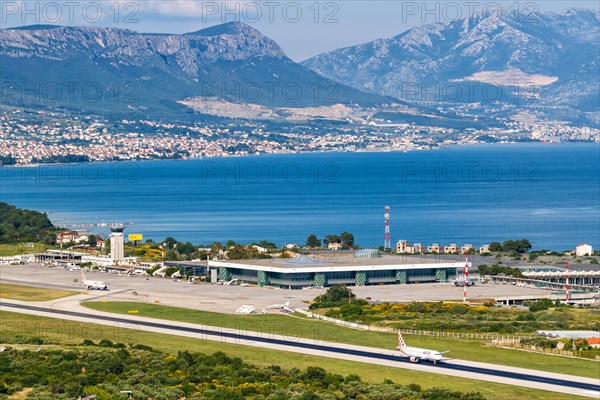 Volotea Airbus aircraft at Split Airport