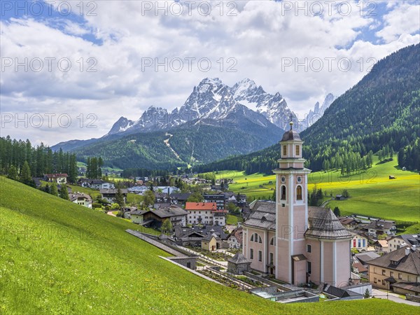 Church with Dolomites