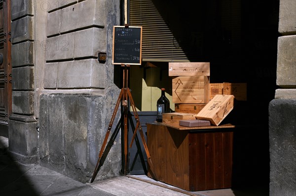 Wine shop in Siena