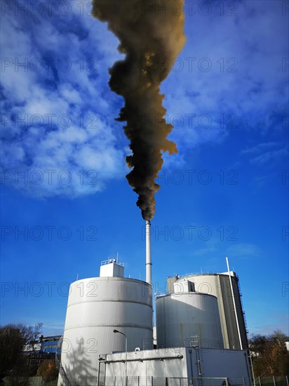 Pollution Exhaust fumes factory