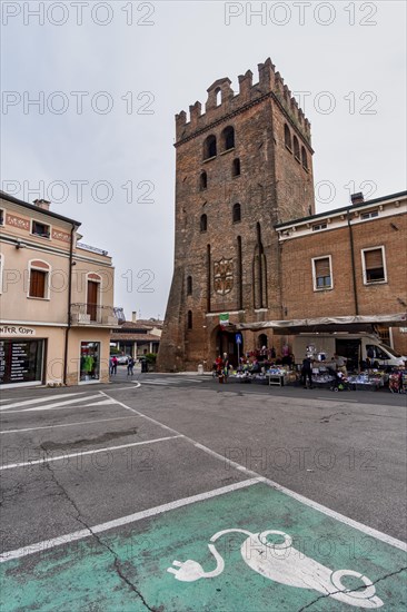 Sermide town hall tower