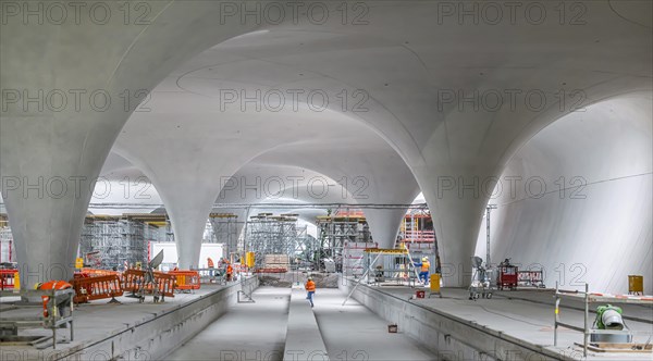 Underground cathedral: modern architecture for the billion-euro Stuttgart21 project. Two years in front of commissioning