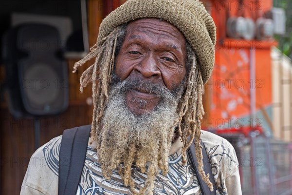 Old black Rastafari