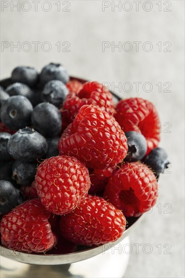 High angle fruits bowl