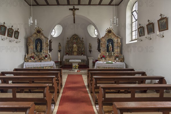 Interior of St Wendelin's Church
