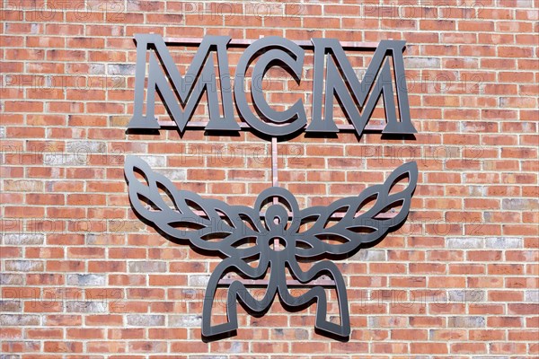 Logo of the luxury fashion brand MCM