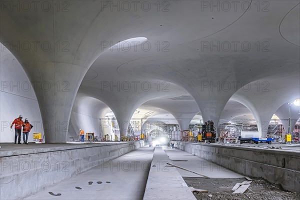 Underground cathedral: modern architecture for the billion-euro Stuttgart21 project. Two years in front of commissioning