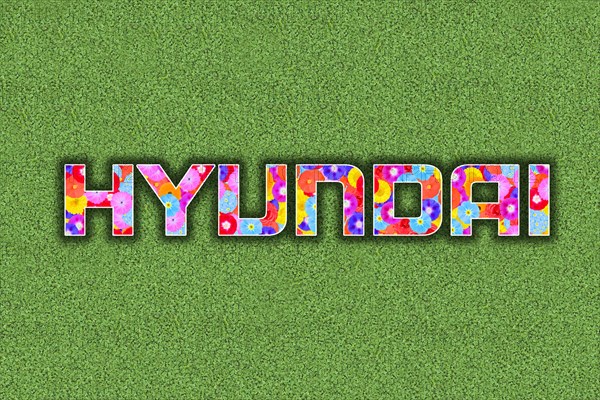 Logo car company Hyundai