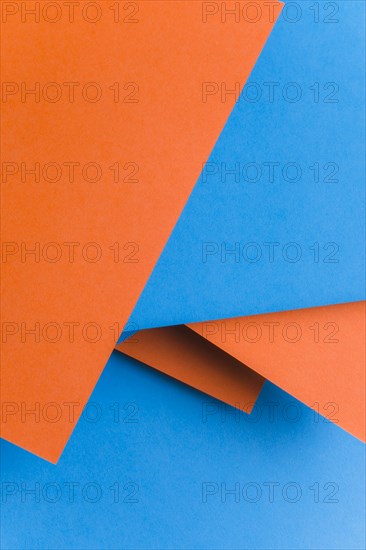 Recycled paper texture background blue orange color
