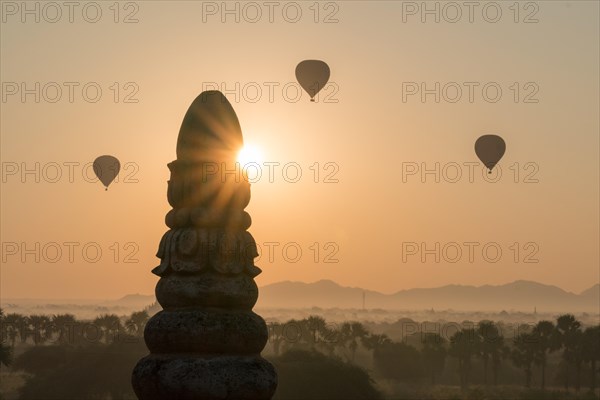 Balloons over Bagan