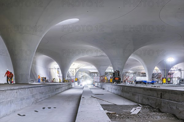 Underground cathedral: modern architecture for the billion-euro Stuttgart21 project. Two years in front of commissioning