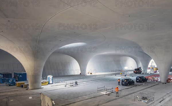 Underground cathedral: modern architecture for the billion-euro Stuttgart21 project. Two years in front of commissioning