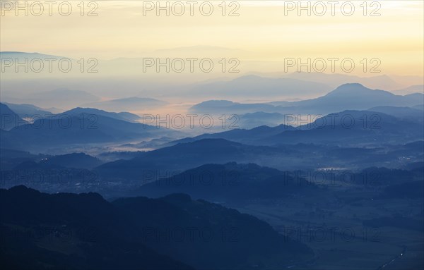 Mountain silhouette