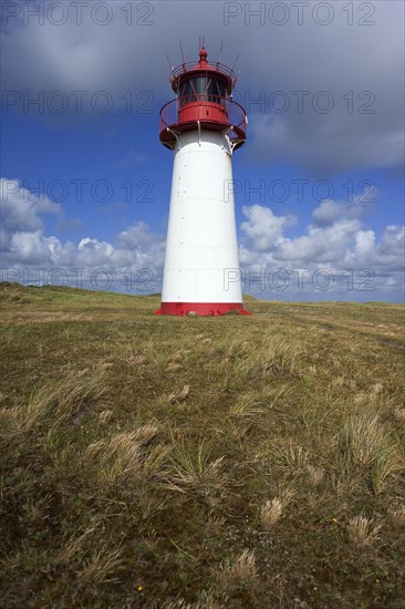 Lighthouse with blue sky at Ellenbogen