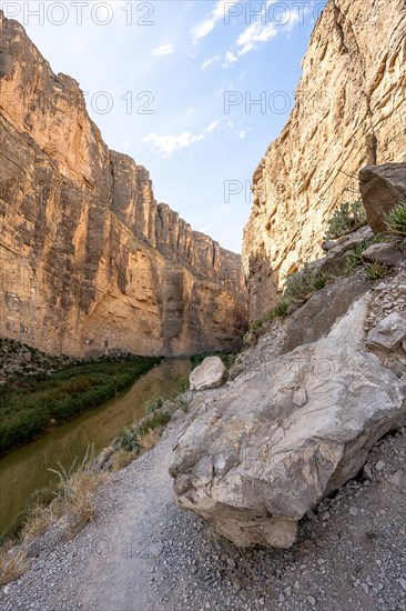 Santa Elena Canyon Trail on the Rio Grande