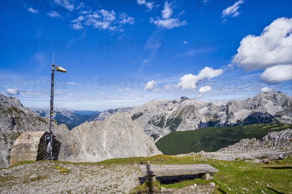 Karwendel view from the Hafelekar