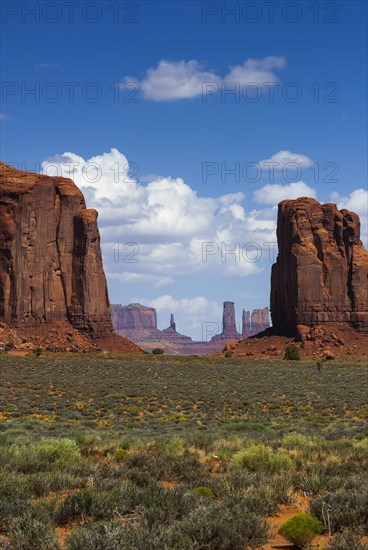 Rock formation in Monument valley