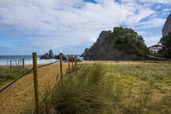 Beach and cliffs