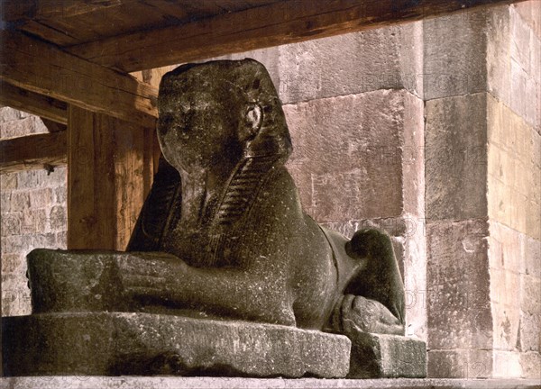 The Sphynx on Diocletian's Mausoleum of Spalato