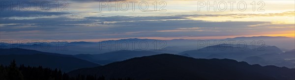 Mountain silhouette