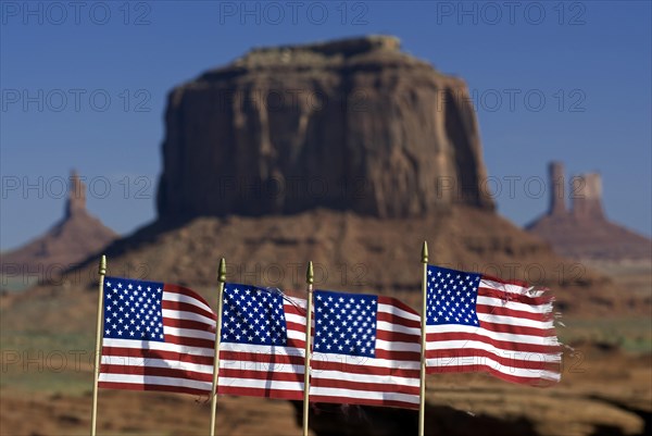 American flags