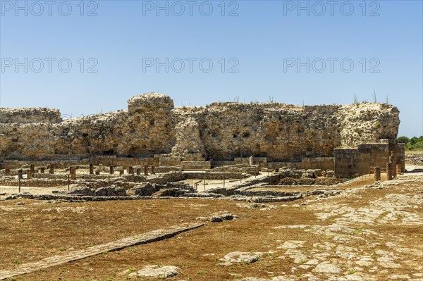 Historical ancient Roman ruins