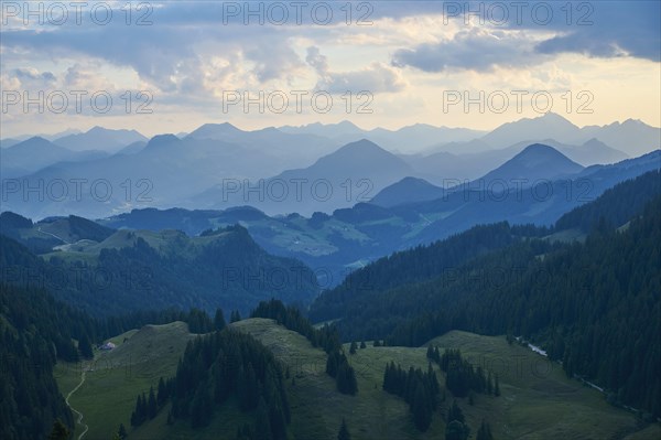 Chiemgau Alps from Breitenstein