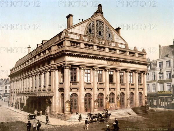 The theatre of Lille in 1890