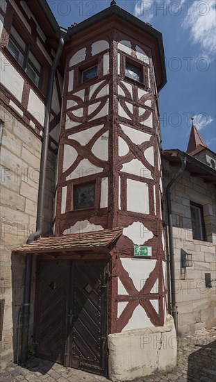 Stair tower of the former Glockengiesser Spital