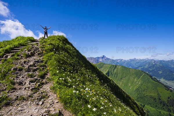 Hiking trail from Fellhorn