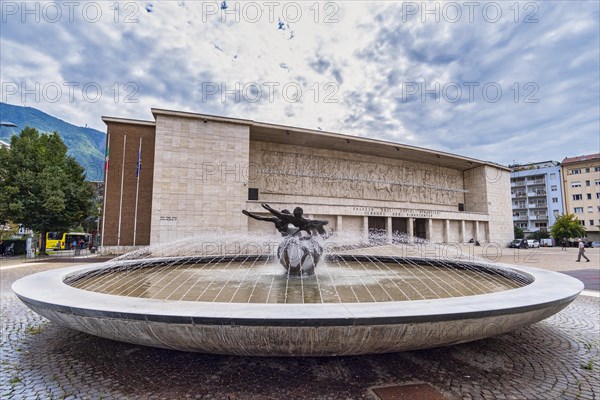 Naiad fountain in front of Casa Littoria