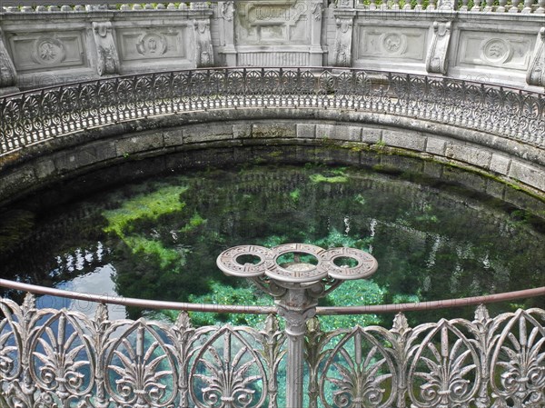 Fountain setting of the Danube spring