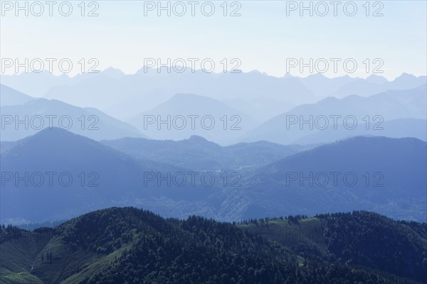 View from the Benediktenwand into the Karwendel