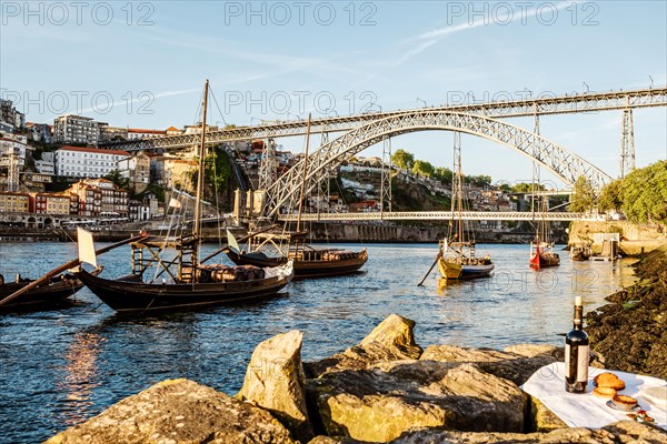 Great view of Porto or Oporto the second largest city in Portugal