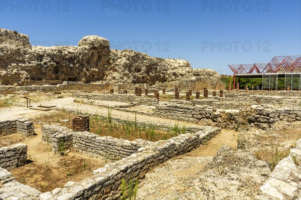 Historical ancient Roman ruins