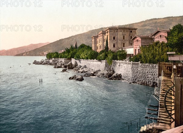 Hotel Quarnero and the baths of Abbazia