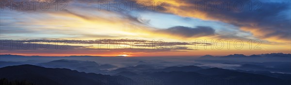 Mountain silhouette