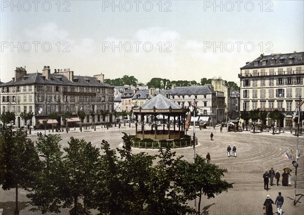 Place Alsace-Lorraine in Lorient in 1890