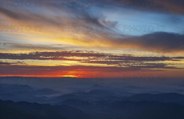 Mountain silhouette