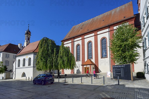 Crypt chapel St. Michael and right church St.Stephan