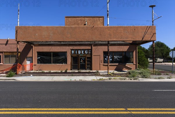 Abandoned video store