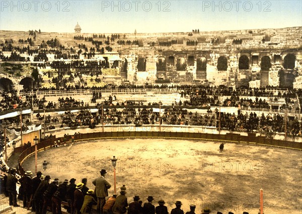 Arenes de Nimes is a Roman amphitheatre