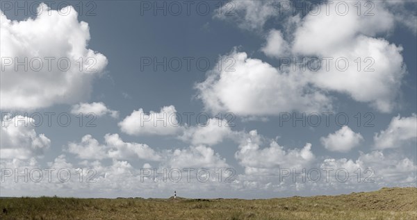 Dune landscape with lighthouse at Ellenbogen