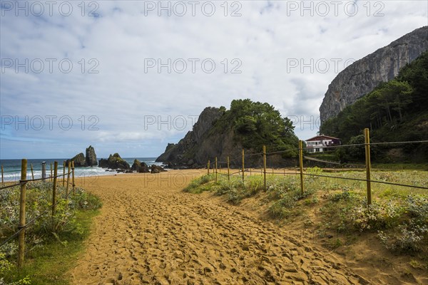 Beach and cliffs