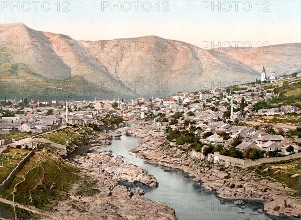 General view of Mostar